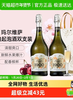 CERES意大利玛尔维萨甜白起泡葡萄酒女士微醺果酒低度气泡酒生日