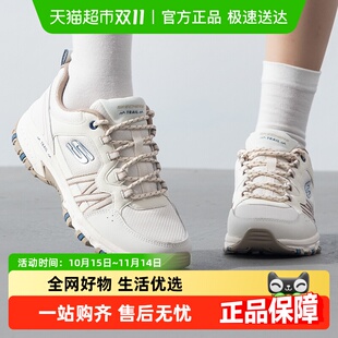 透气舒适休闲鞋 Skechers斯凯奇女士绑带城市户外鞋 耐磨轻便运动鞋