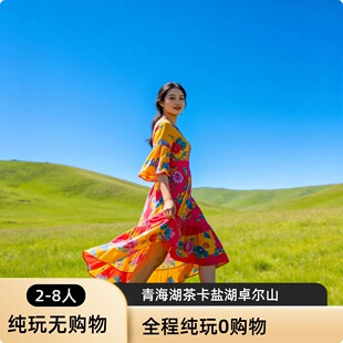 青海三日游3天2晚青海湖茶卡盐湖祁连卓尔山岗什卡雪山三日游8人