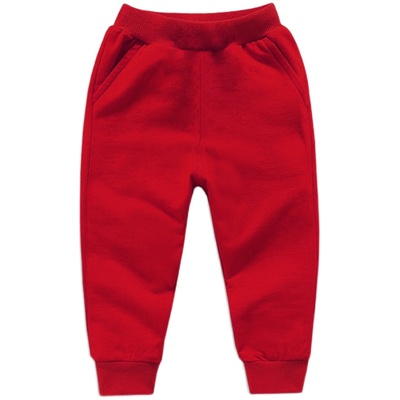 裤子纯色男童女童保暖休闲百搭