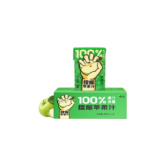 哪吒捏爆百分百苹果家庭囤货装早餐下午茶果蔬汁饮料品含vc零添加