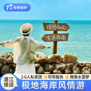 广东湛江一日游徐闻 菠萝的海 南极村 赠香水菠萝 极地海岸风情游