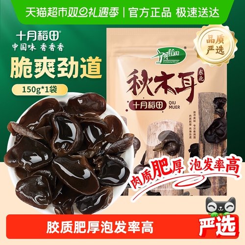 十月稻田东北秋木耳爽滑劲道