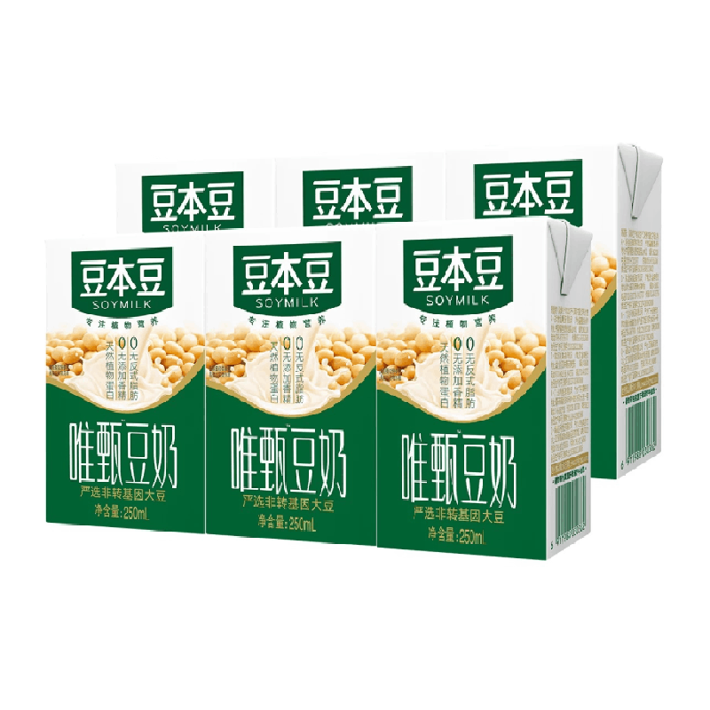 豆本豆唯甄豆奶250ml×6盒