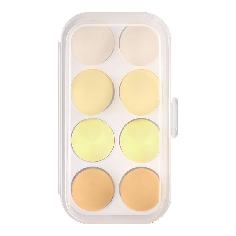 8只装美妆蛋不吃粉巨超软粉扑海绵化妆蛋干湿两用定妆粉带收纳盒