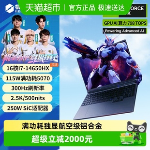 机械革命旷世X14代酷睿i7 RTX5070独显2.5K电竞电脑游戏本电脑