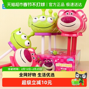 草莓熊公仔超级大棒棒糖玩具零食儿童礼物果味网红造型糖