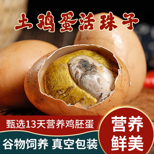 活珠子香辣毛蛋13天新鲜熟鸡蛋胚五香味钢化蛋开袋即食整箱包邮