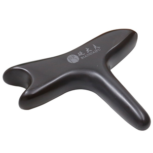 砭大夫砭石足底按摩器棒足疗工具点按穴位棒锥脚底通经络三角雀