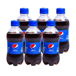 百事可樂300mlx6瓶 可樂汽水 包郵 12瓶系列碳酸飲料可樂迷你瓶裝