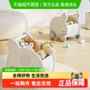 babyviva儿童购物车大容量置物柜宝宝玩具收纳架整理柜家用手推车