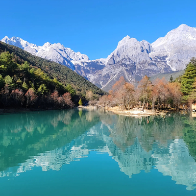 丽江出发玉龙雪山大索道大理洱海游艇大理三塔梦想5天可拼房0自费