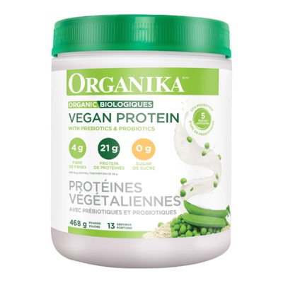 organika有机植物蛋白粉成人豌豆0蔗糖强体质自护营养粉口服原味