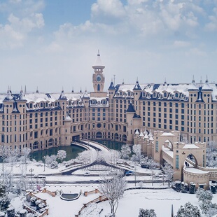双人早餐 次日滑雪 安吉银润城堡酒店1晚 安吉观音堂滑雪双人票
