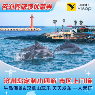 【1人起订】韩国济州岛一日游 牛岛东西南线网红中文旅游小拼包车