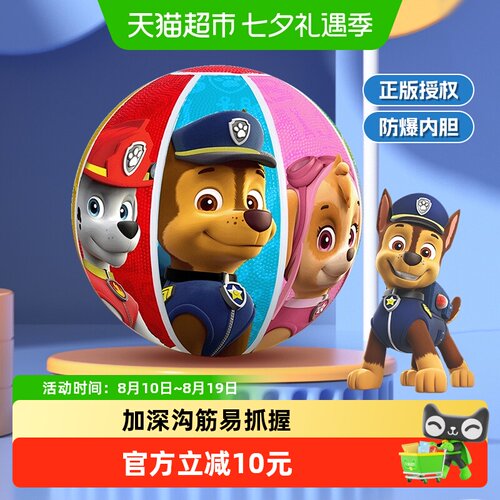 汪汪队儿童篮球2-5号防滑耐磨球