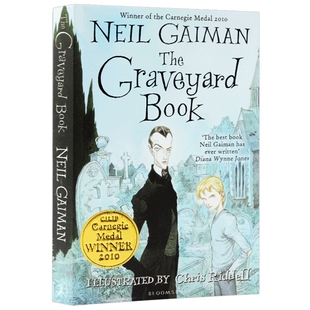 The Graveyard Book 英文原版小说 坟场之书 英版 儿童文学 Neil Gaiman 尼尔盖曼 获雨果奖长篇小说奖 进口原版英语书