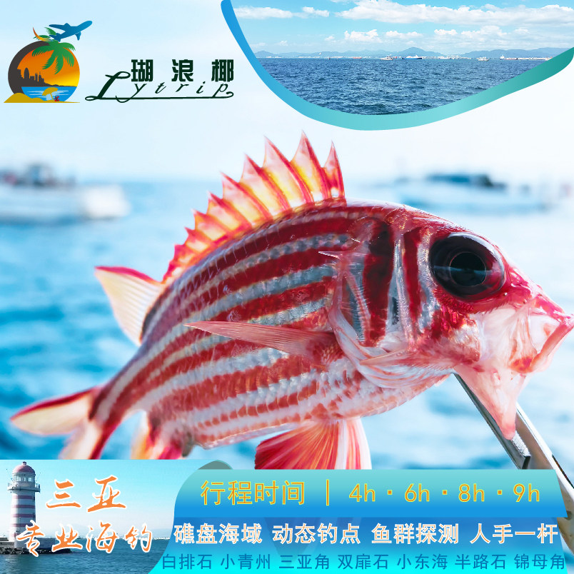 三亚纯玩海钓包船出海