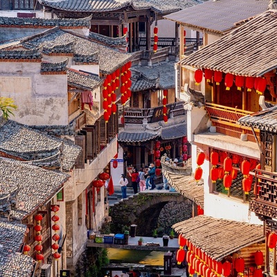 【7人小团婺源纯玩两日游】 晓起江湾李坑弦高古城严思古村彩虹桥