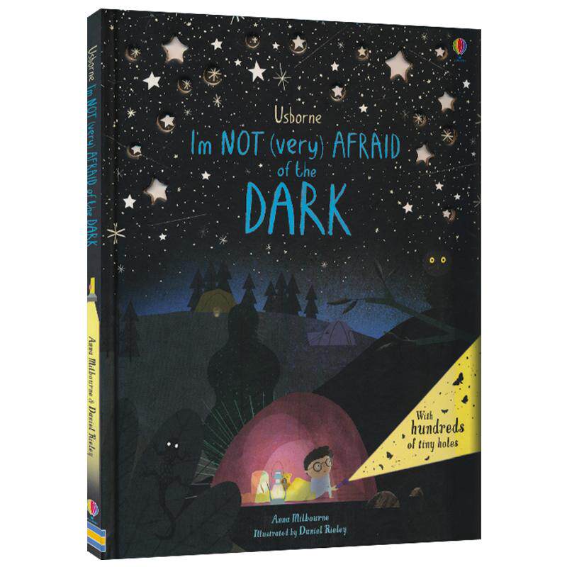 Usborne I'm not very afraid of the dark 幼儿情商情绪管理英文绘本 儿童故事书 我不害怕黑暗克服恐惧心理 英文原版进口图书