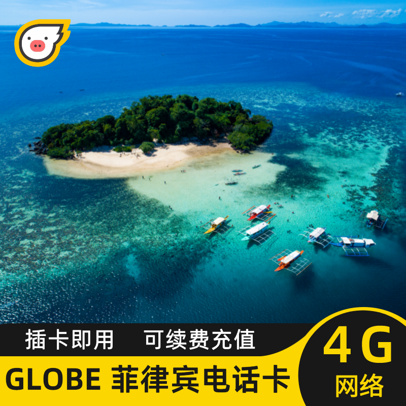 菲律宾本地运营商GLOBE 4G网络信号强即插即用可续费充值