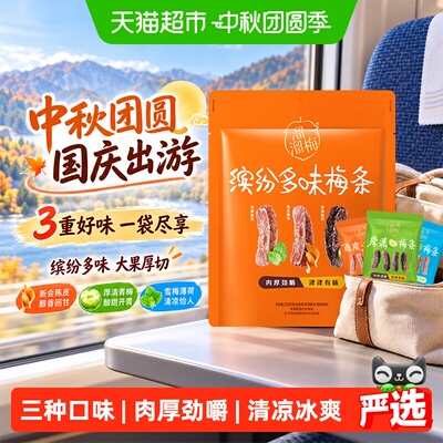 溜溜梅多味梅条厚切国庆出游