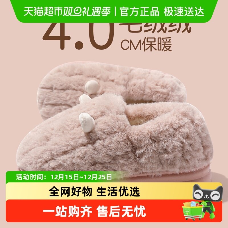 安尚芬女士秋冬季2024新款棉拖鞋