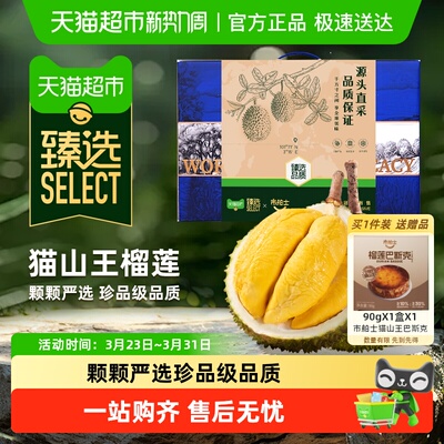 臻选马来进口AA级猫山王榴莲