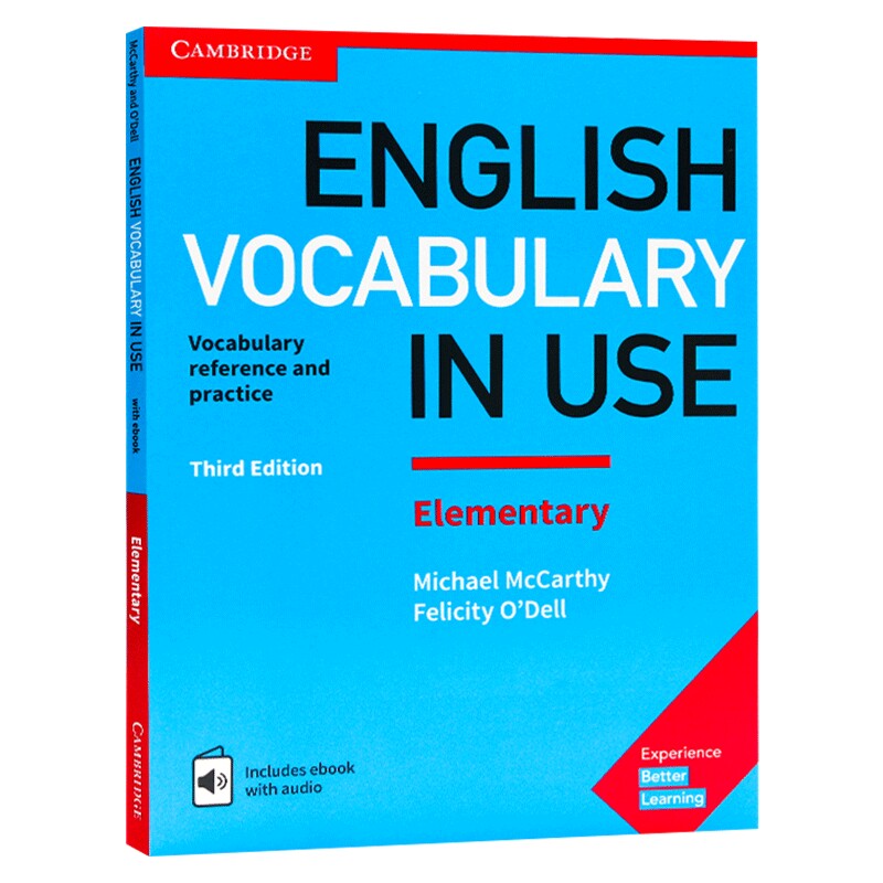 原版 英式英语 剑桥英语词汇 初级入门级教材 第三版English Vocabulary in Use Elementary小学初高中大学自学工具书带答案电子书