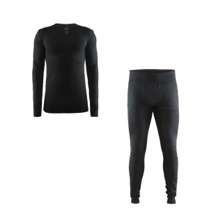 CRAFT 成人款青少年户外秋冬跑步运动速干功能保暖内衣裤套装