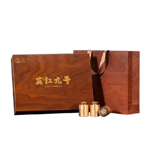 华源英红九号木纹小金罐礼盒装
