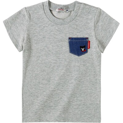 童装短袖女童小黑熊t恤衫