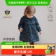babylove女宝宝连衣裙春季 纯棉婴幼儿外出服洋气碎花裙子卢浮宫韵