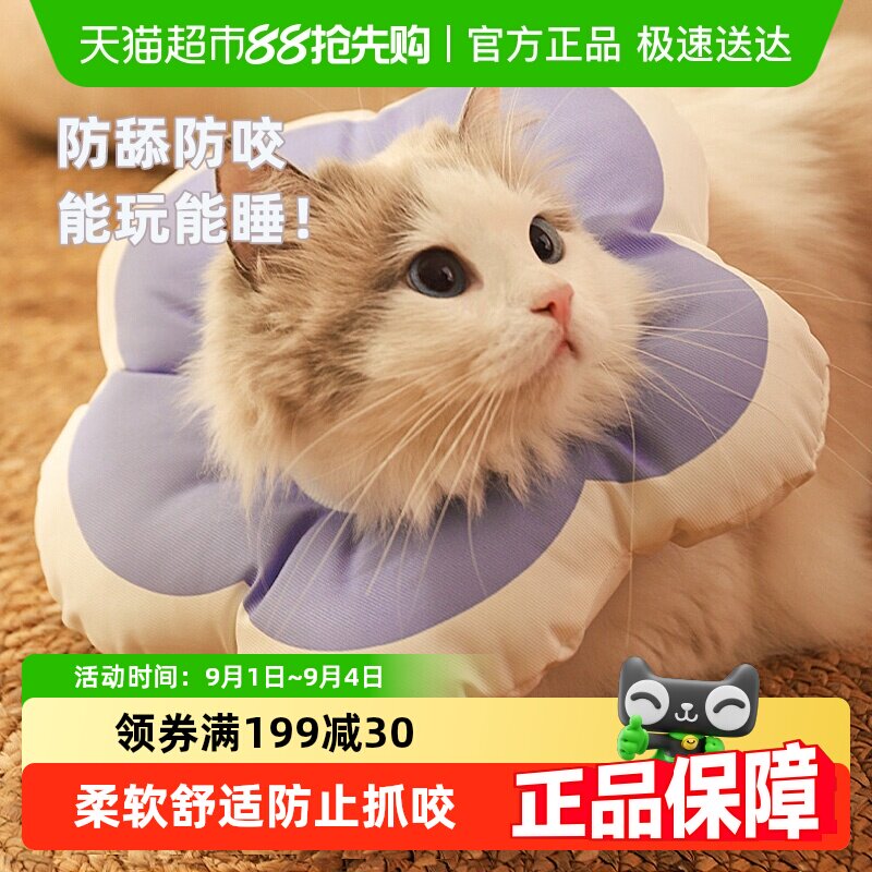 猫咪伊丽莎白圈脖套绝育幼猫伊利沙白项圈脖圈宠物圈狗狗防舔神器
