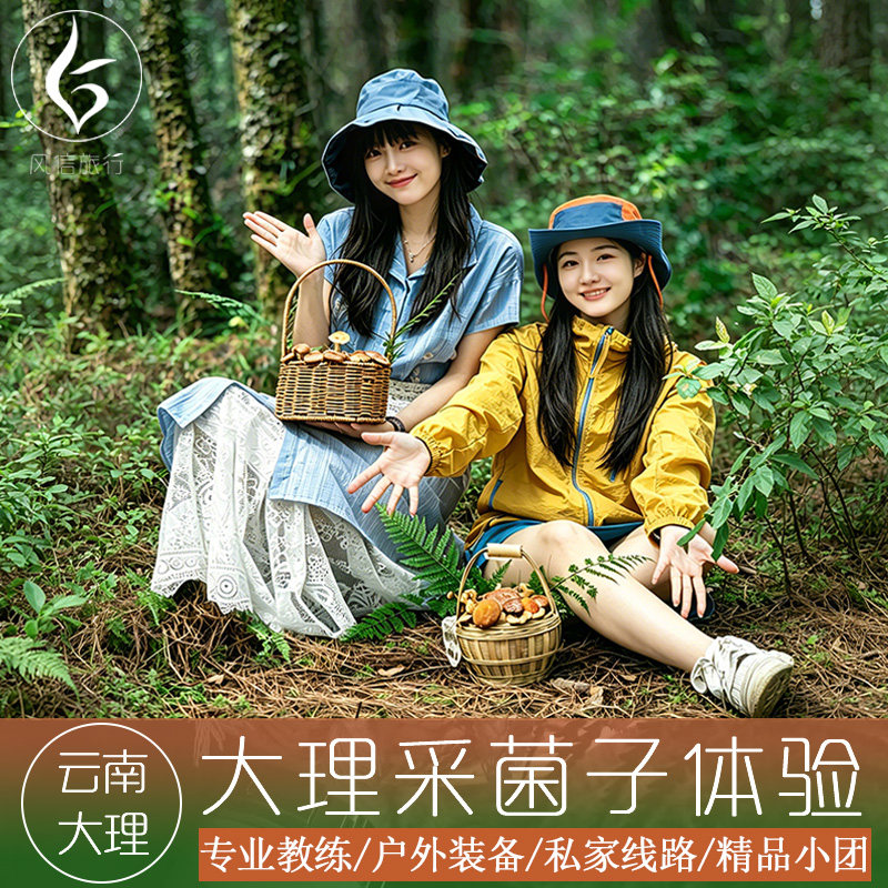 大理采菌亲子体验图片
