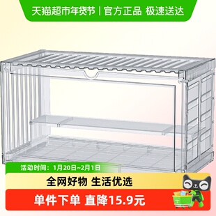 POPMART泡泡玛特POP MART 100%可拼插带灯展示盒防尘收纳