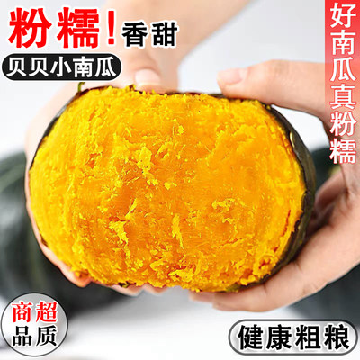 贝贝南瓜正宗板栗味小南瓜新鲜宝宝辅食粉糯营养丰富优质老南瓜