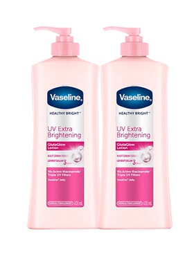 Vaseline/凡士林烟酰胺身体乳保湿滋润持久400ml*2