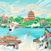 颐和园 圆明园一日游 含门票 北京八达岭长城 赠长城纪念币