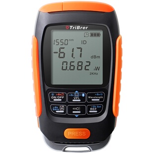 tribrer上海信测工光功率计红光一体机高精度三四合一红光纤笔迷你可充电光衰测试仪可充电小型光源光功率计