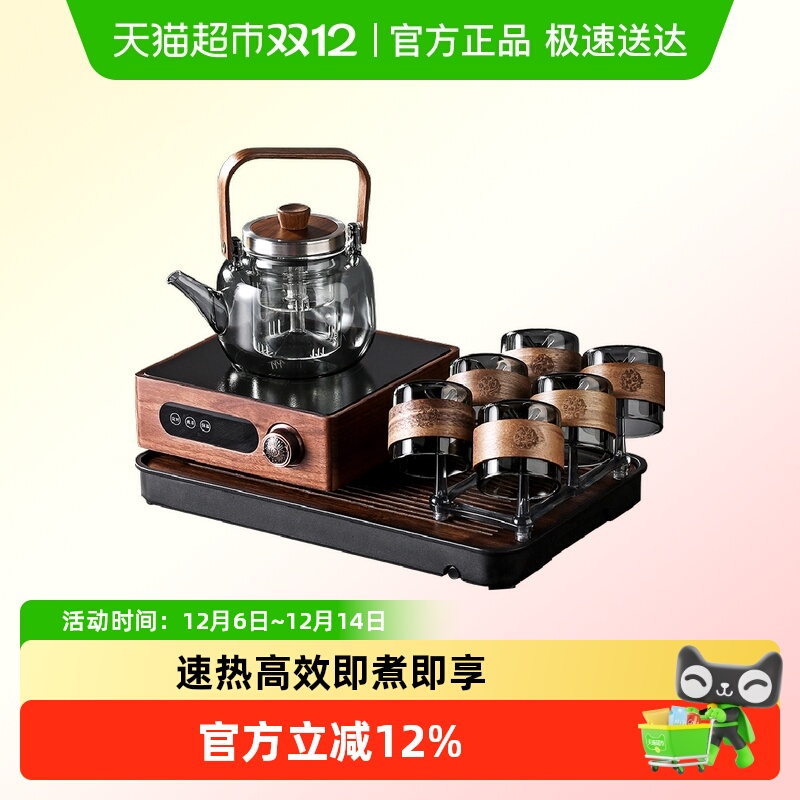 唐丰煮茶壶煮茶器2025新款玻璃耐高温烧水老白茶专用电陶炉煮茶炉