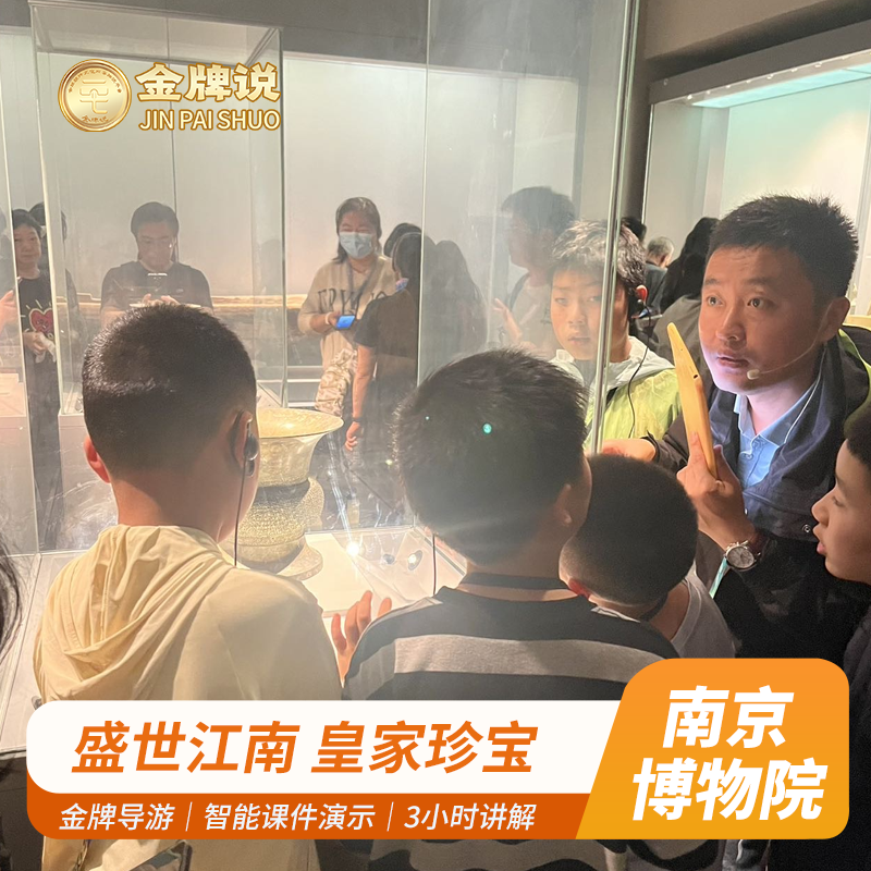 金牌说●南京博物院讲解代约门票 3H 15人小团金牌导游讲解大咖