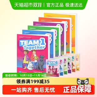 朗文培生少儿英语综合课程Team 6书本练习册含朗文小英 Together1