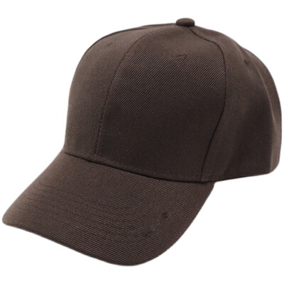 男女潮纯色鸭舌帽百搭棒球帽帽子