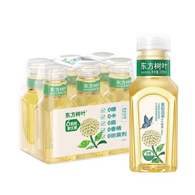 农夫山泉东方树叶茉莉花茶335ml*6瓶无糖饮料