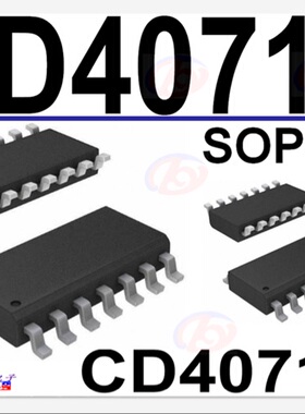 CD4071 SOP-14 TI 集成电路 4071 4071B
