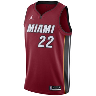 正品NIKE耐克吉米巴特勒22号热火队SW城市复古球衣背心男DO9449