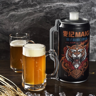 德式 精酿白啤精酿小麦精酿啤酒2000毫升2瓶