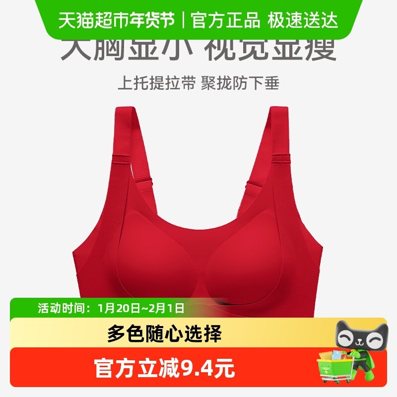芬腾内衣女大胸显小上托防下垂聚拢胸罩大码无痕无钢圈收副乳文胸,女士内衣/男士内衣/家居服,文胸,淘宝优惠券,粉丝福利购,淘宝优惠卷