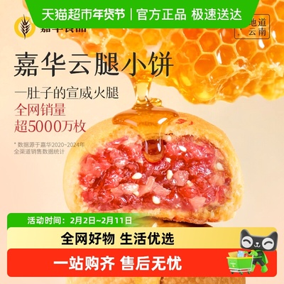 嘉华云腿小月饼云南特产火腿月饼